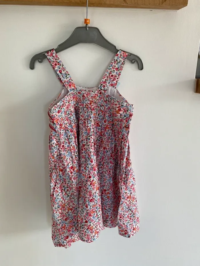 Robe h et m imprimé fleurs a volant - photo numéro 3