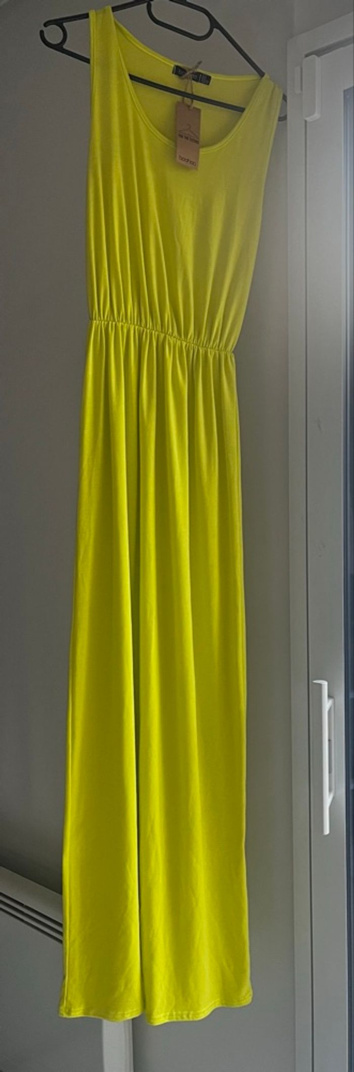 Robe longue jaune