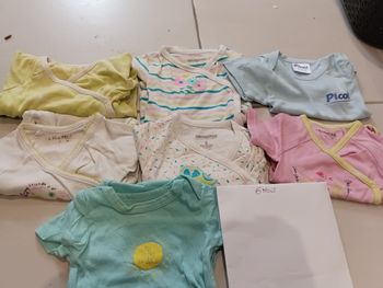 Lot de body taille 6 mois été fille