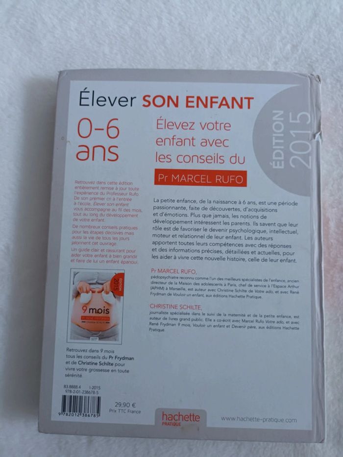 Livre Élever Son Enfant du Professeur Marcel RUFO - photo numéro 2