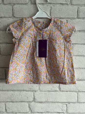 Blouse Absorba Liberty  taille 9 mois neuve