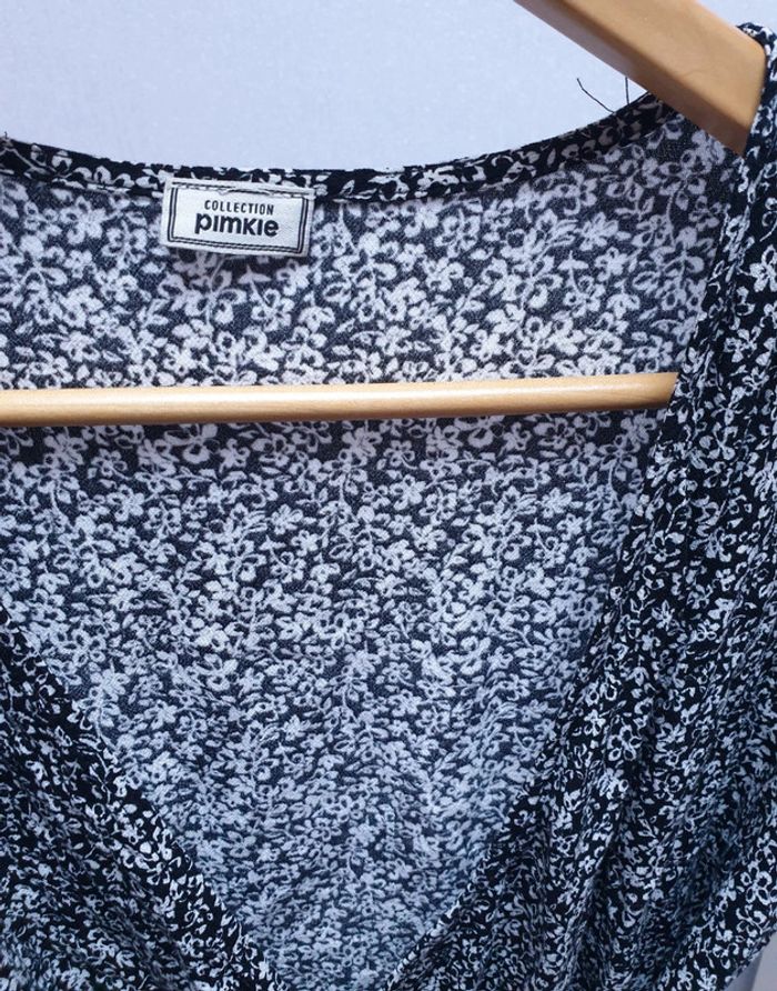 Blouse cache coeur fleurie pimkie - photo numéro 2