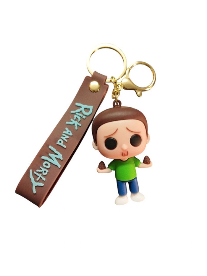 Porte-clés Rick et Morty avec pochette cadeau - photo numéro 2