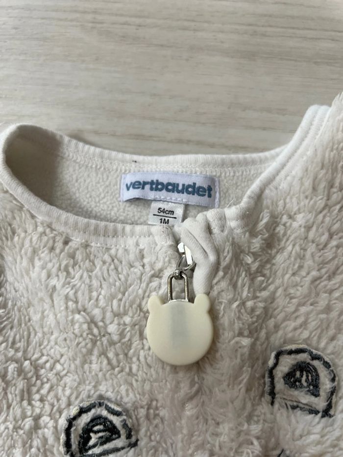Pyjama Verbaudet crème 1 mois - photo numéro 5