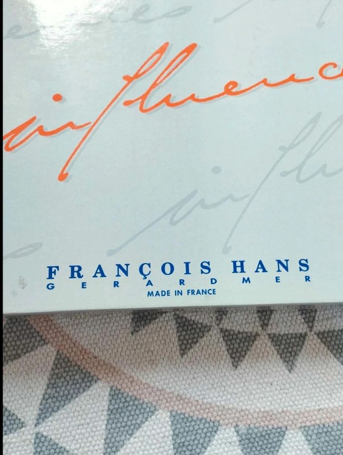 Parure  Blanc  des  Vosges  vintage  90's 2pers  fleurie  neuf  étiquette - photo numéro 5