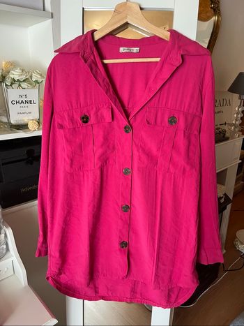 Chemise épaisse rose fuchsia Stradivarius T38 TBE 🩷
