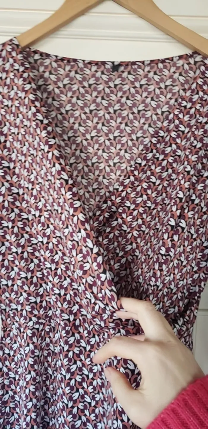 Robe cache cœur femme automne tendance vintage - photo numéro 8
