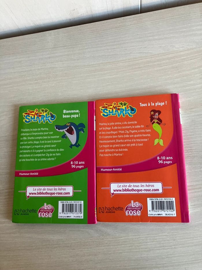 Lot 2 livres Bibliothèque Rose – Zig et Sharko - Hachette Jeunesse – 8-10 ans - photo numéro 4