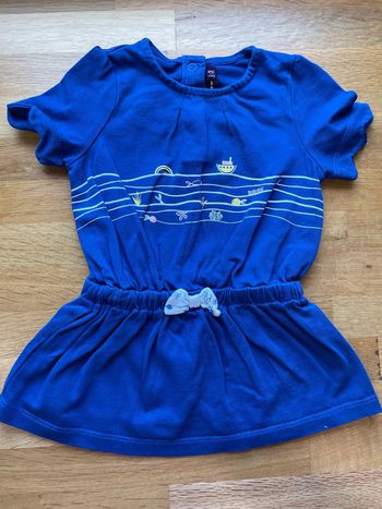 Jolie robe MC Sergent major 12 mois fille