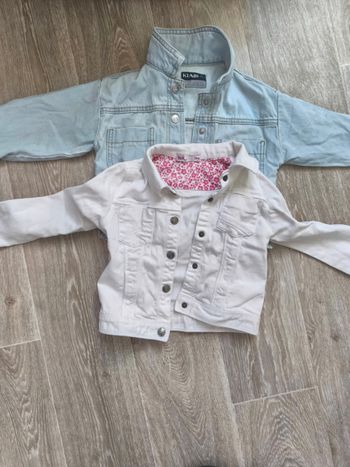 Lot vestes en jean 3 ans 