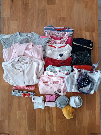 Lot de vêtements hiver fille - 6 mois