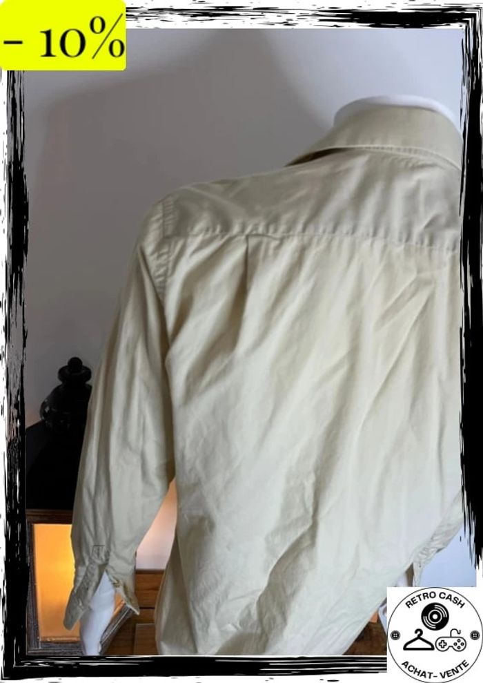 Chemise Homme Ungaro vintage beige taille 41/16 L - photo numéro 9