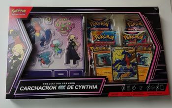Coffret pokémon carchacrok ex de Cynthia