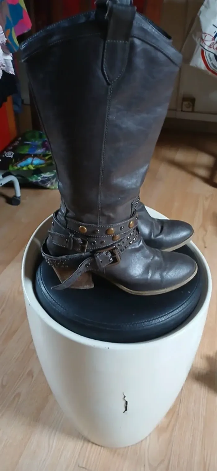 Botte gris foncé - photo numéro 3