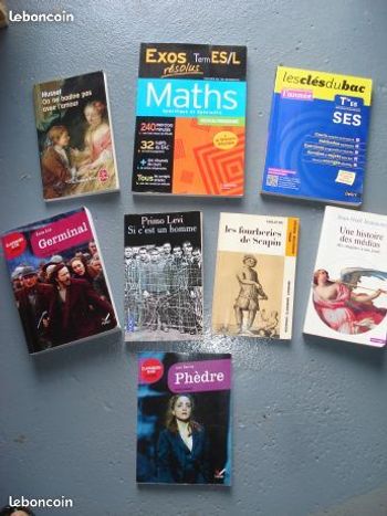 Livres littérature étudiés au collège et lycée