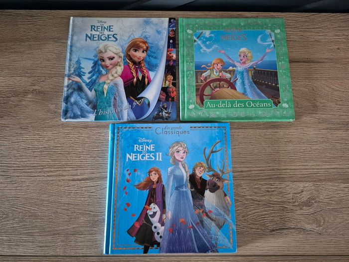 Lot de 3 albums La Reine des Neiges