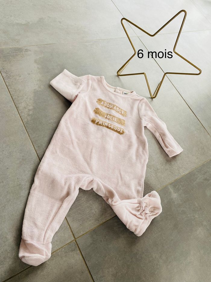 Grenouillère / pyjama adorable jolie princesse tape à l’œil / TAO 6 mois