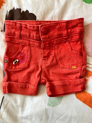 Short en jeans fille 12 mois