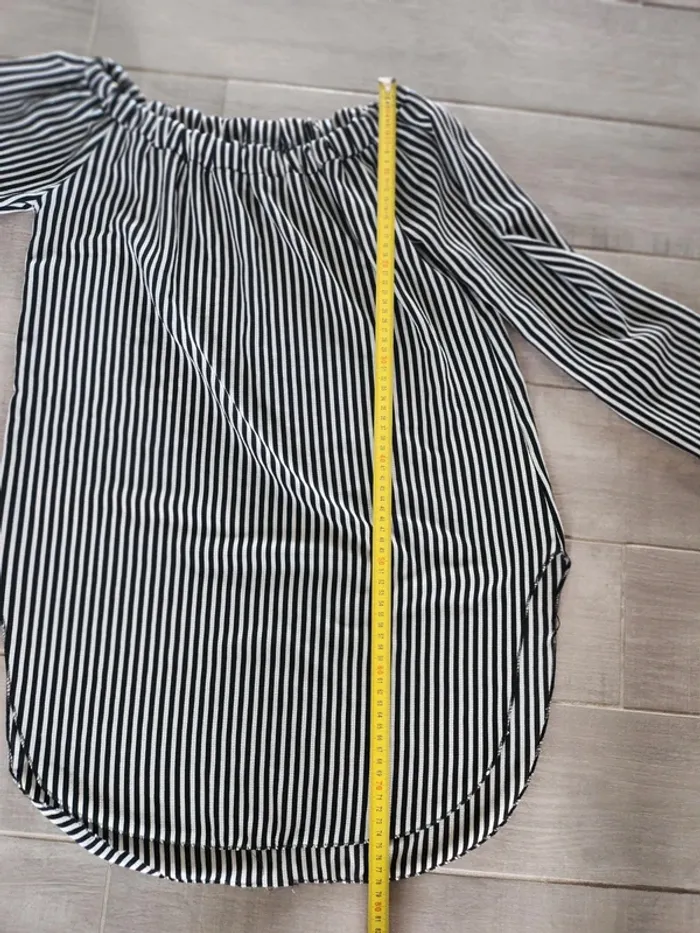 Haut Blouse tunique pull fin manches 3/4 taille 40 excellent état - photo numéro 4