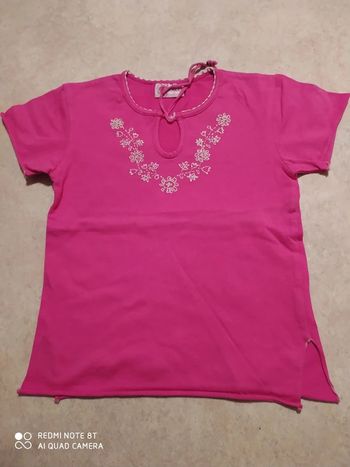 T-shirt rose DPAM 8 ans