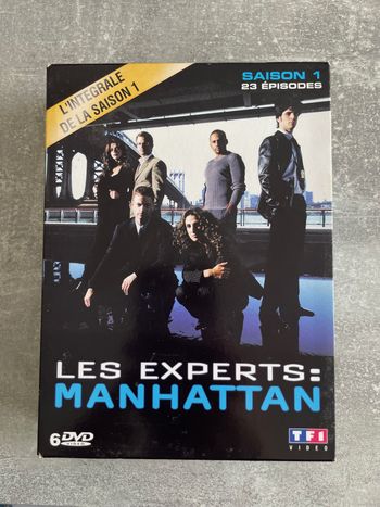Coffret 6 DVD Les experts : Manhattan saison 1 l'intégrale en français.
