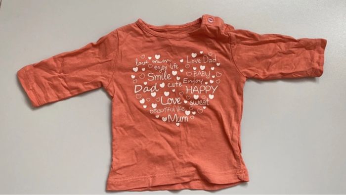 Lots de t-shirt manches courtes et longues 1 mois - photo numéro 5