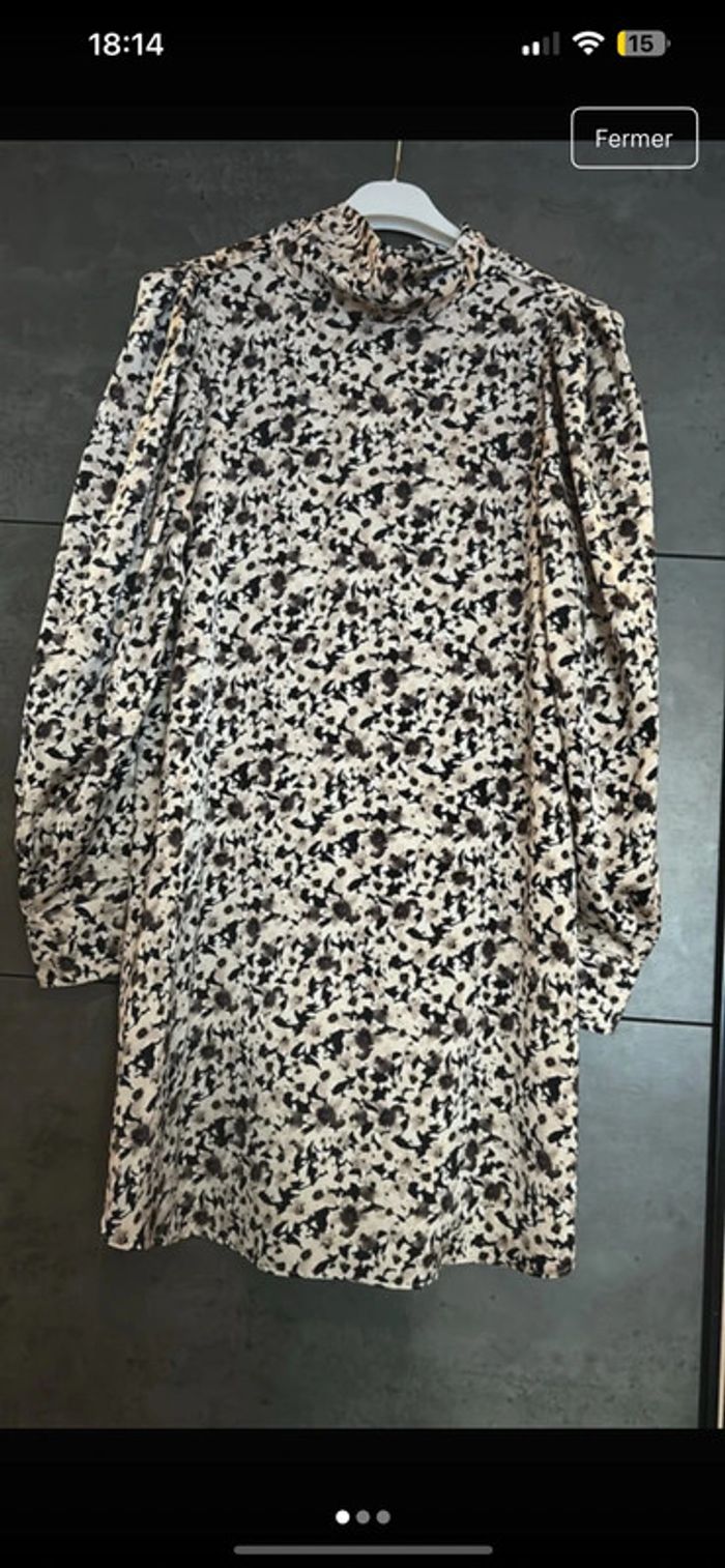 Robe midi satin