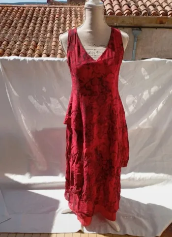 Robe rouge Zapa, taille T40