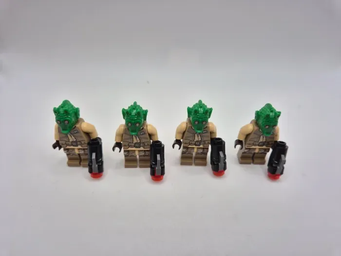 Figurines type lego 4 soldats Rodian star wars - photo numéro 5