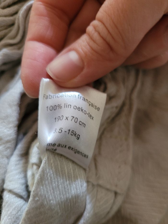 Sling écharpe de portage tata bobo - photo numéro 3