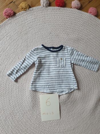 tee shirt manche longue 6 mois