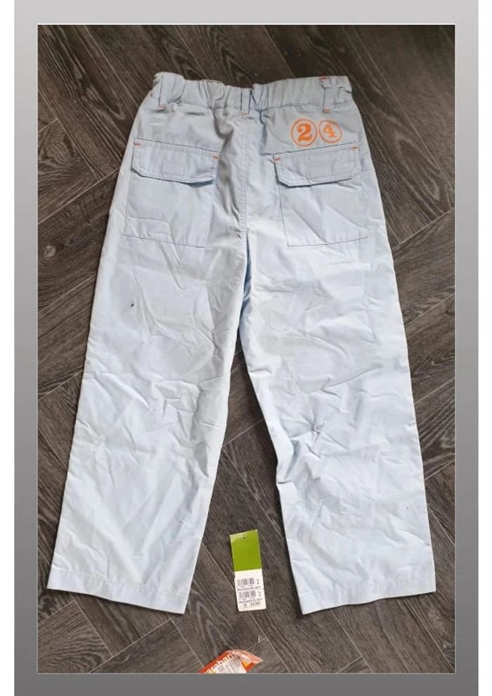pantalon bleu ciel garçon 6 ans Sarabanda - photo numéro 8