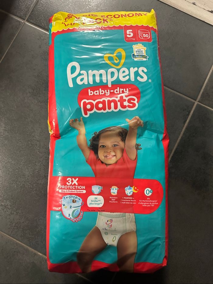 Paquets Pampers pant taille 5