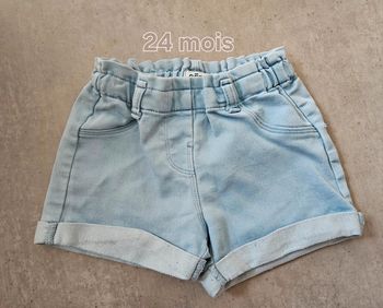 Short bleu clair léger – 24 mois – Gémo