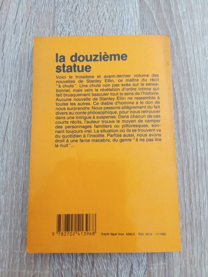 Stanley Ellin 🪅 La douzième statue - photo numéro 2