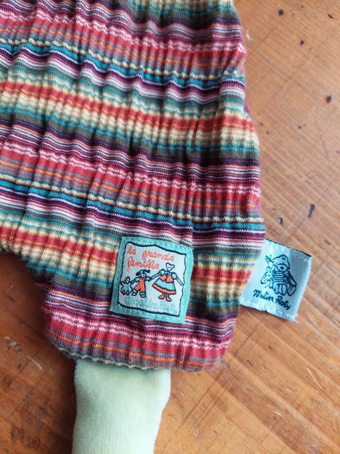 #P5 - Doudou plat grenouille Moulin Roty - photo numéro 5