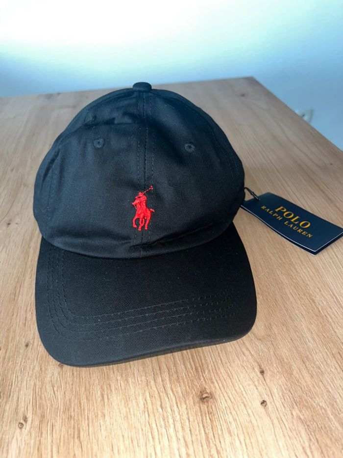 Casquette , Ralph Lauren , noire , neuve , unisex - photo numéro 3