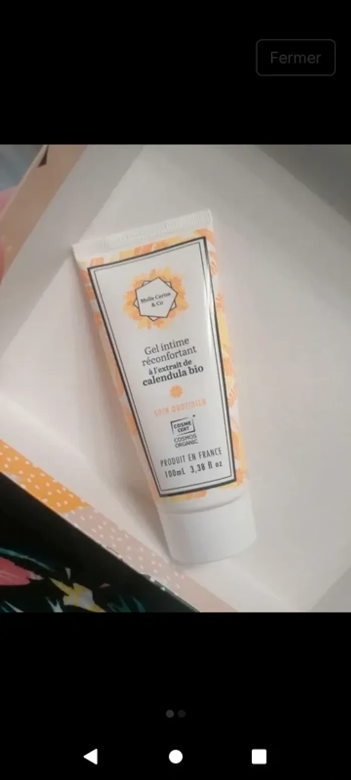 Gel intime réconfortant. Melle Cerise & Co