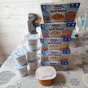 Lot yaourt bébé
