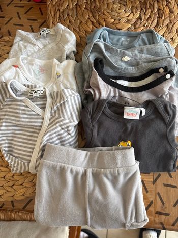 Lot de 7 body et un pantalon 3 mois 
