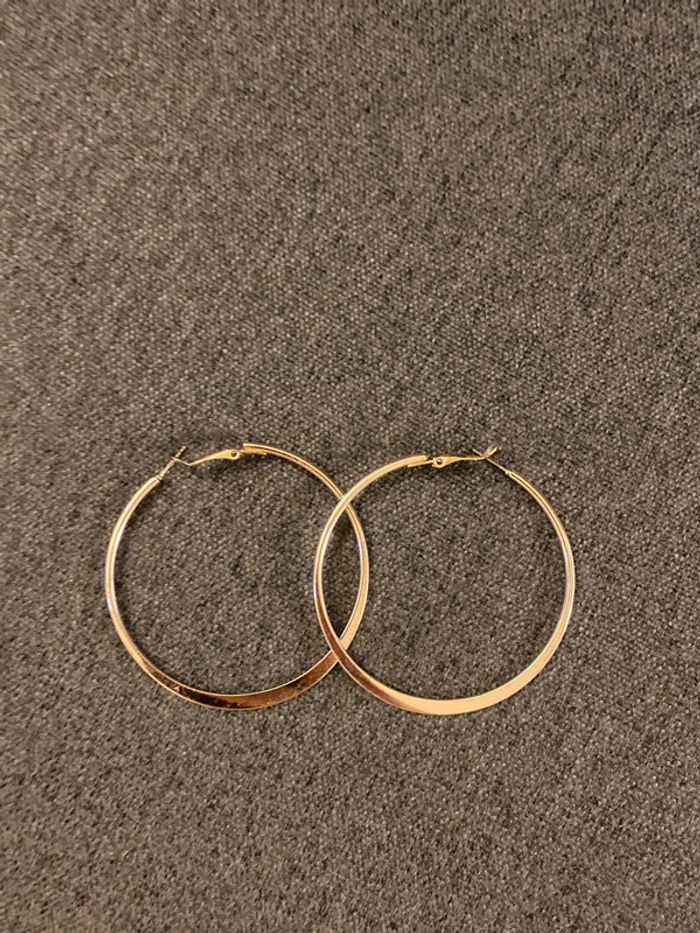 boucle d’oreilles argentées