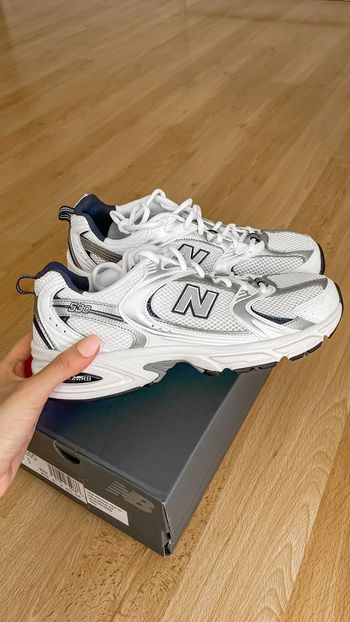 New Balance 530 blanche et bleu 37