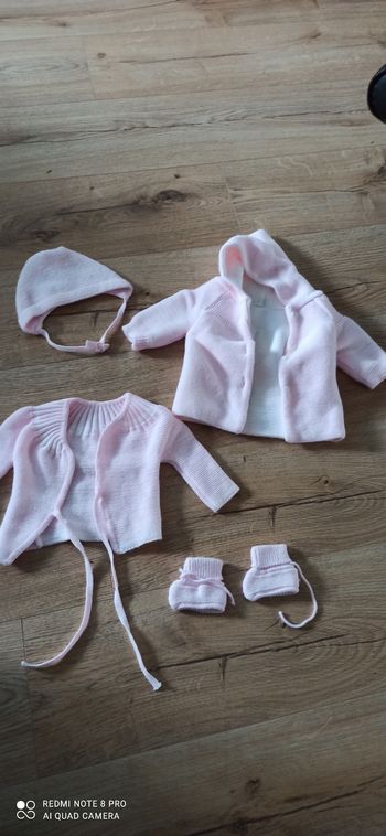 Ensemble fille 1 mois