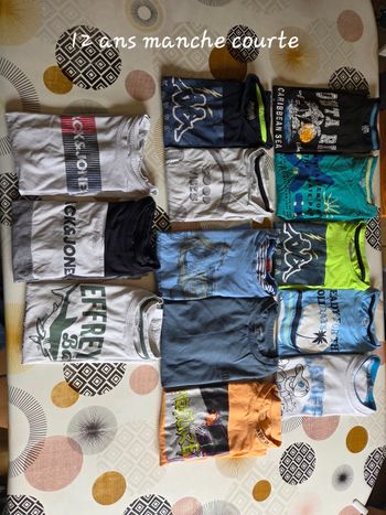 Lot tee-shirt manche courte