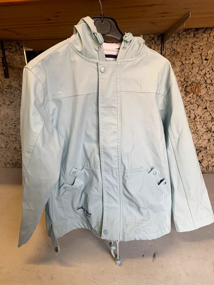 Veste imperméable 8 ans sable et mer