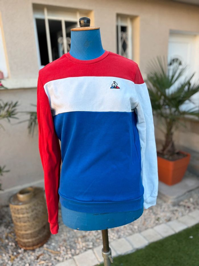 Sweat le coq sportif - bleu blanc rouge - taille XS/34 -