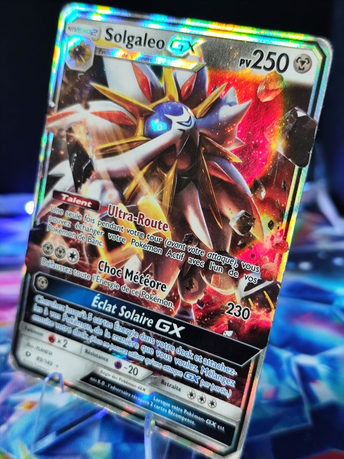 Carte pokémon 🇨🇵 Solgaleo GX 89/149 Soleil et Lune - photo numéro 3