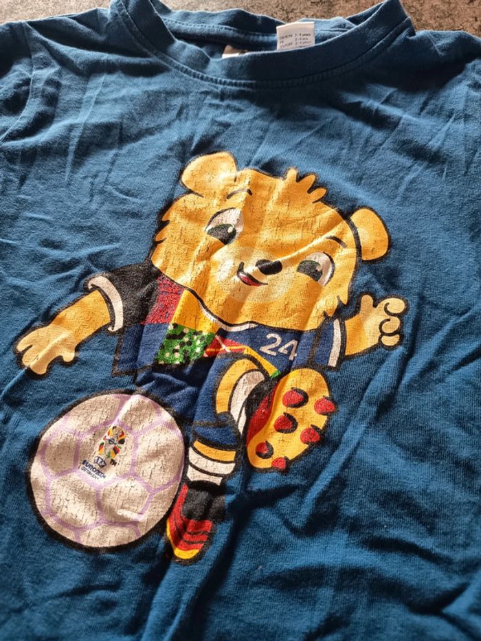 T-shirt taille 2-4 ans uefa euro 2024 - photo numéro 2