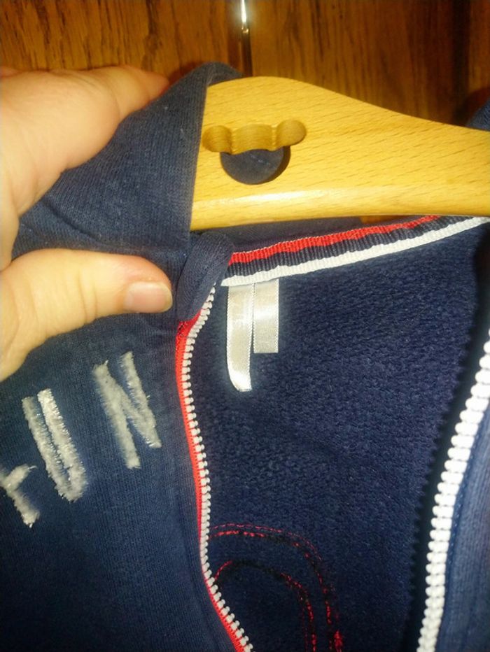 Joli gilet bleu et rouge Orchestra taille 12 mois - photo numéro 7