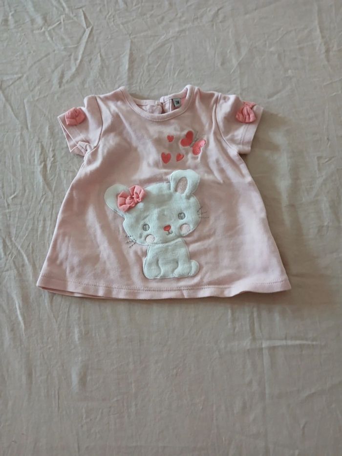 Tee-shirt manches courtes 3 mois
